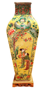 Chinese Famille Verte Vase Chinese Antique Buyer