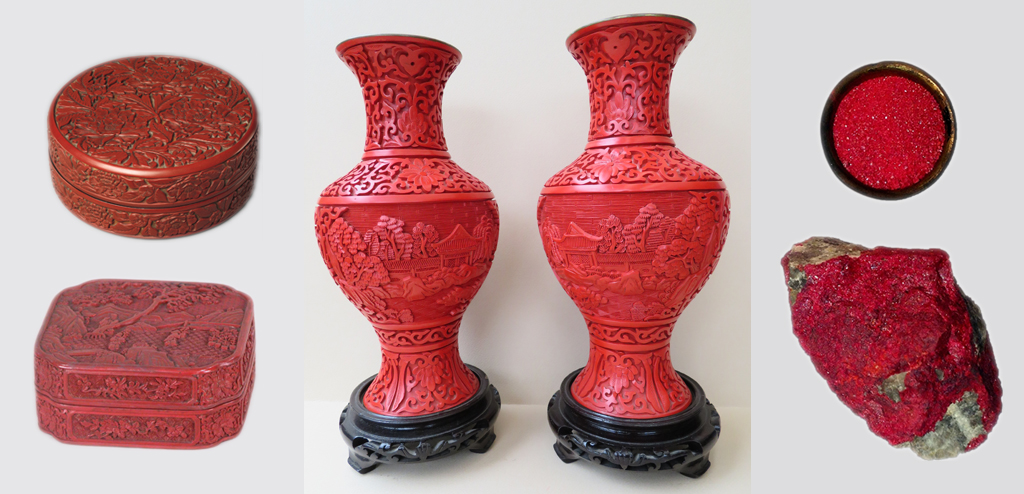 cinnabar carvings antique