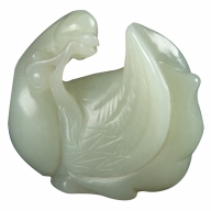 Carved Jade Duck