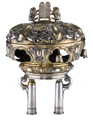 Silver Torah Crown - Germany 19th Century