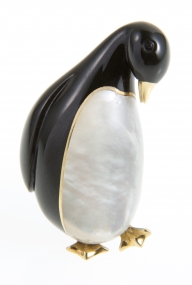 Tiffany Gold Penguin Brooch