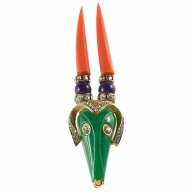 Costume Jewelry Ram Pin